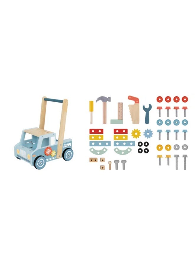 Tooky Toy - Wooden Tool Bench Walker - 50 Pcs - Image 5